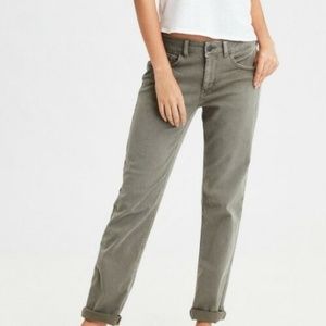 American Eagle Olive Green Tomgirl Fit Pants